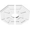 Ekena Millwork Logan Architectural Grde PVC Contemporary Ceiling Medallion, Two Piece, 14"OD x 3"ID x 4 3/4"C x 1"P CMP14LG2-03000 - alternate 4
